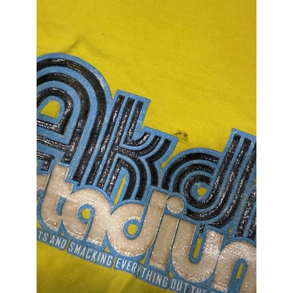 Y2K Akdmks Stadium Strictly Home Run Hitters Graphic T-Shirt Skater Sports 3XL - Picture 9 of 9